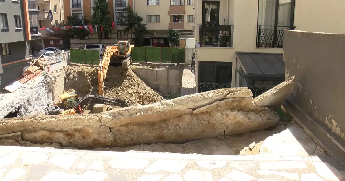 Kağıthane’de korku dolu anlar. Mutfağı artık balkon oldu
