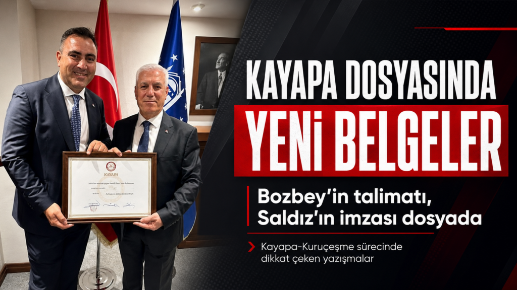 Kayapa katı atık arkasından Bozbey ve Saldız çıktı