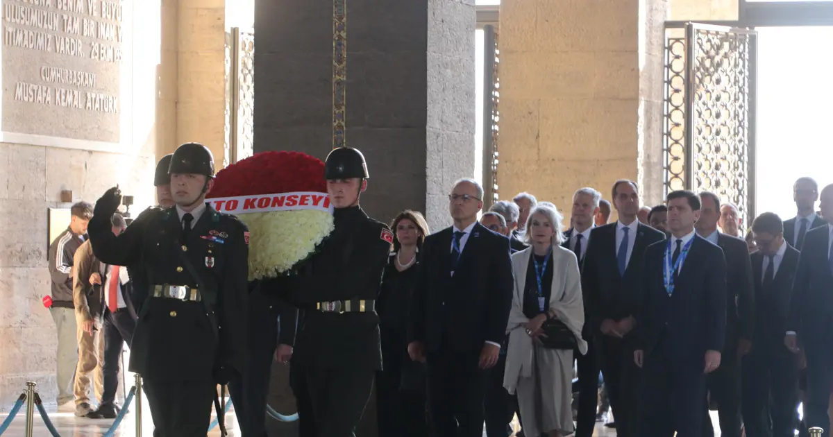 NATO heyeti Anıtkabir’e ziyaret etti