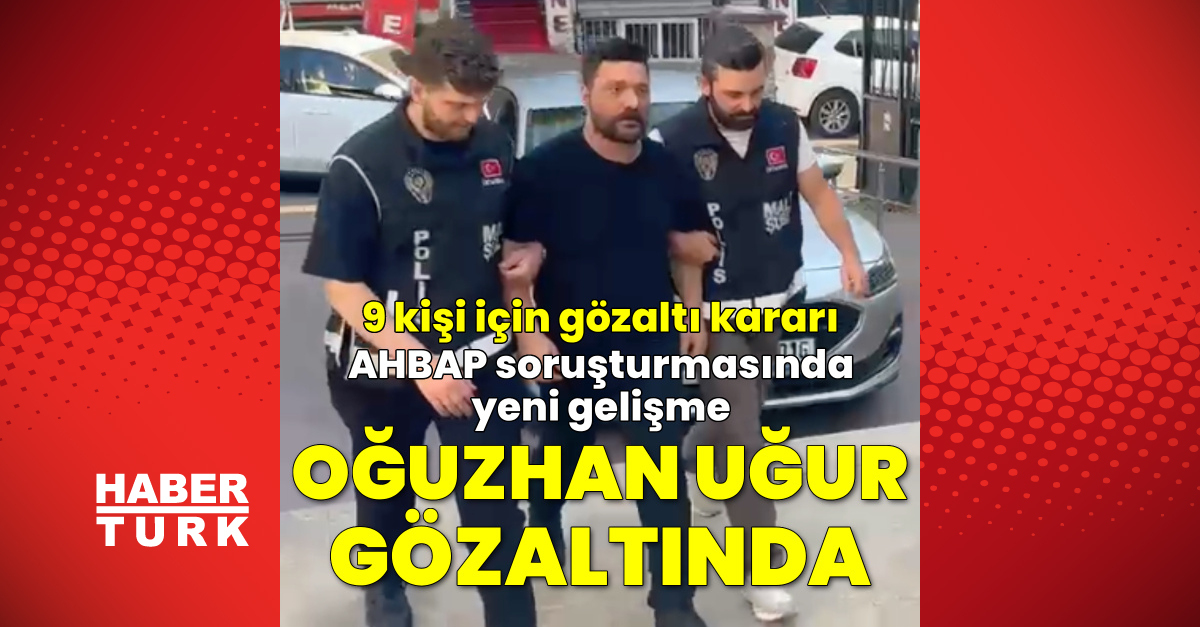Oğuzhan Uğur gözaltına alındı