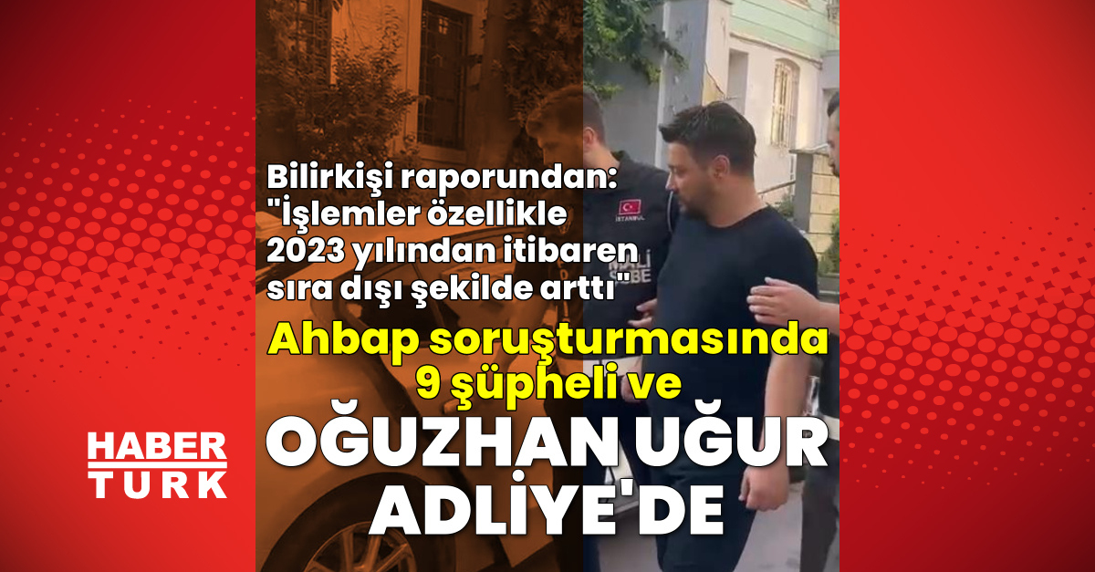 Oğuzhan Uğur ve 9 kişi adliyeye sevk edildi