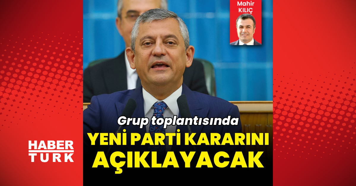 Özgür Özel cephesinde yeni parti hazırlığı: Grup toplantısında kararı duyuracak
