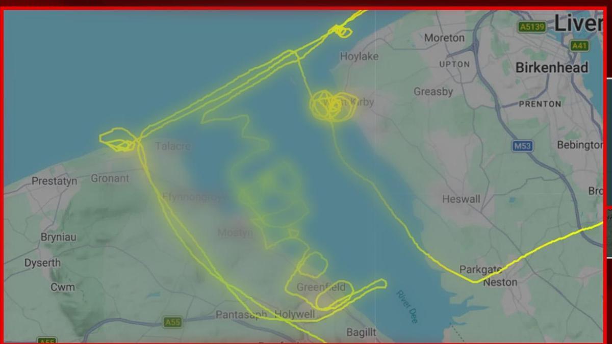 Pilot uçakla gökyüzüne “sıkıldım” yazdı