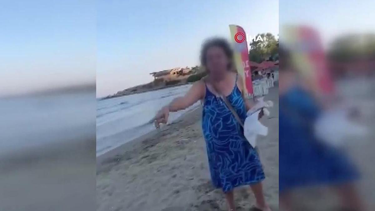 Plajdaki provokatif saldırıya gözaltı