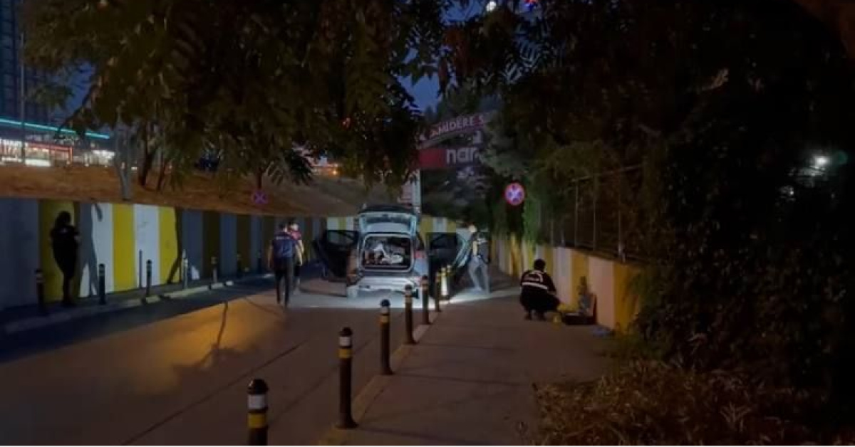 Polis ve şüpheliler arasında arbede