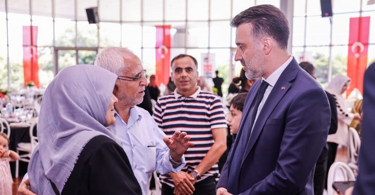 Şehit ve gazi aileleri için birlik sofrası kuruldu