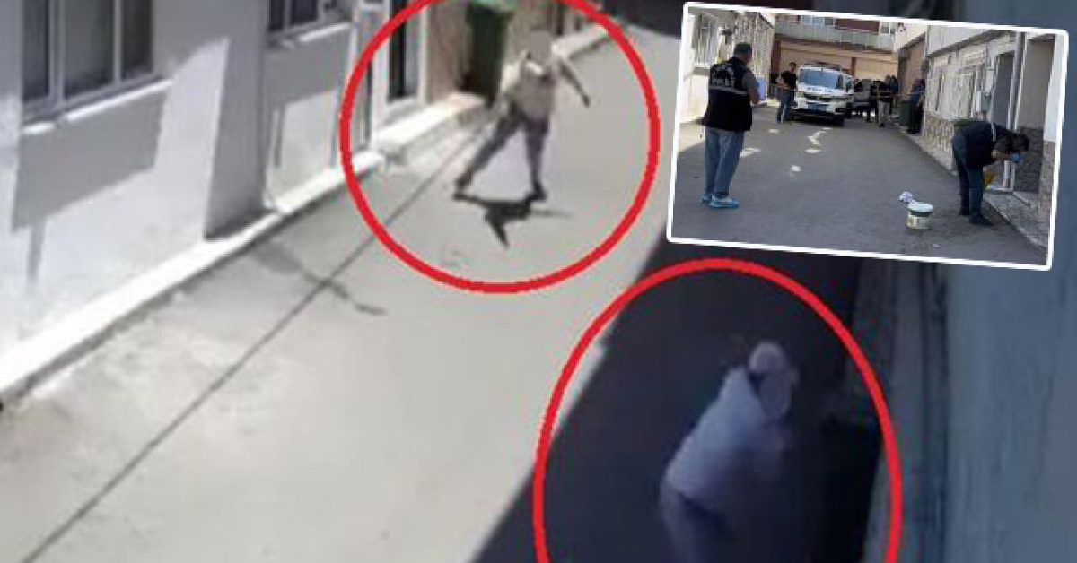 Silahlı çatışma kamerada… Sokakta kanlı son!