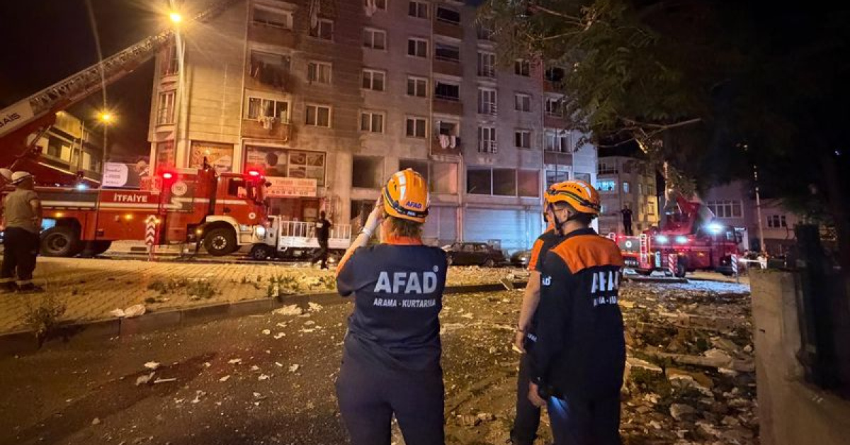 Tekirdağ’da apartmanda patlama: 2 ölü, 5 yaralı