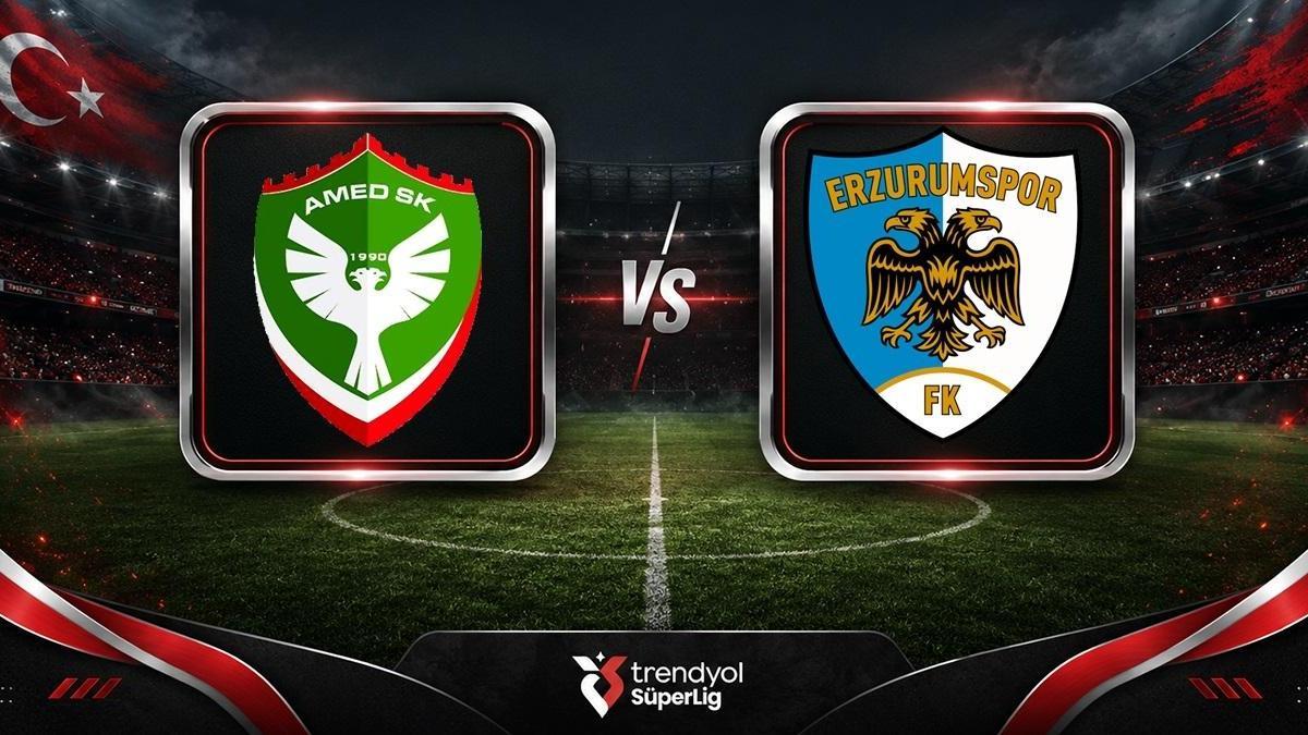 Amedspor – Erzurumspor FK Maçı Canlı Anlatım | Ligin yeni ekipleri karşılaşıyor
