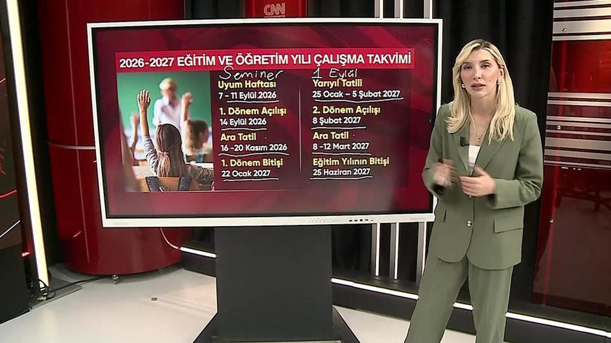2026-2027 Eğitim Öğretim Yılı Takvimi netleşti