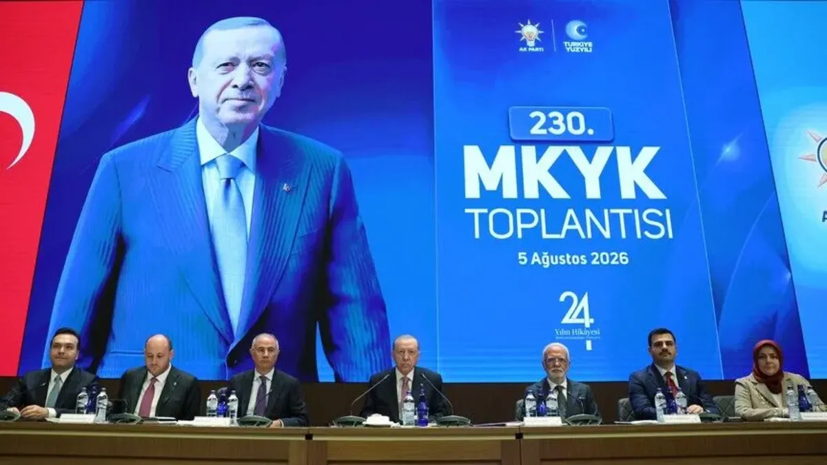 AK Parti MKYK Başkan Erdoğan liderliğinde toplandı! Gündem: Terörsüz Türkiye