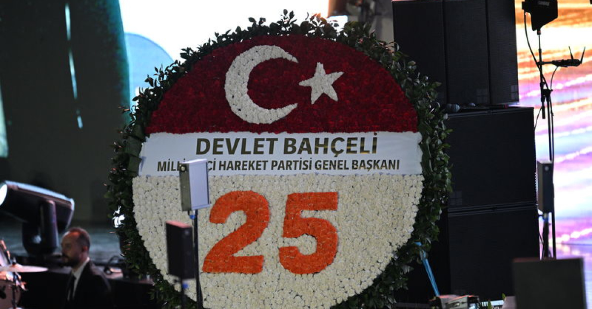 Bahçeli’den AK Parti’ye özel çelenk
