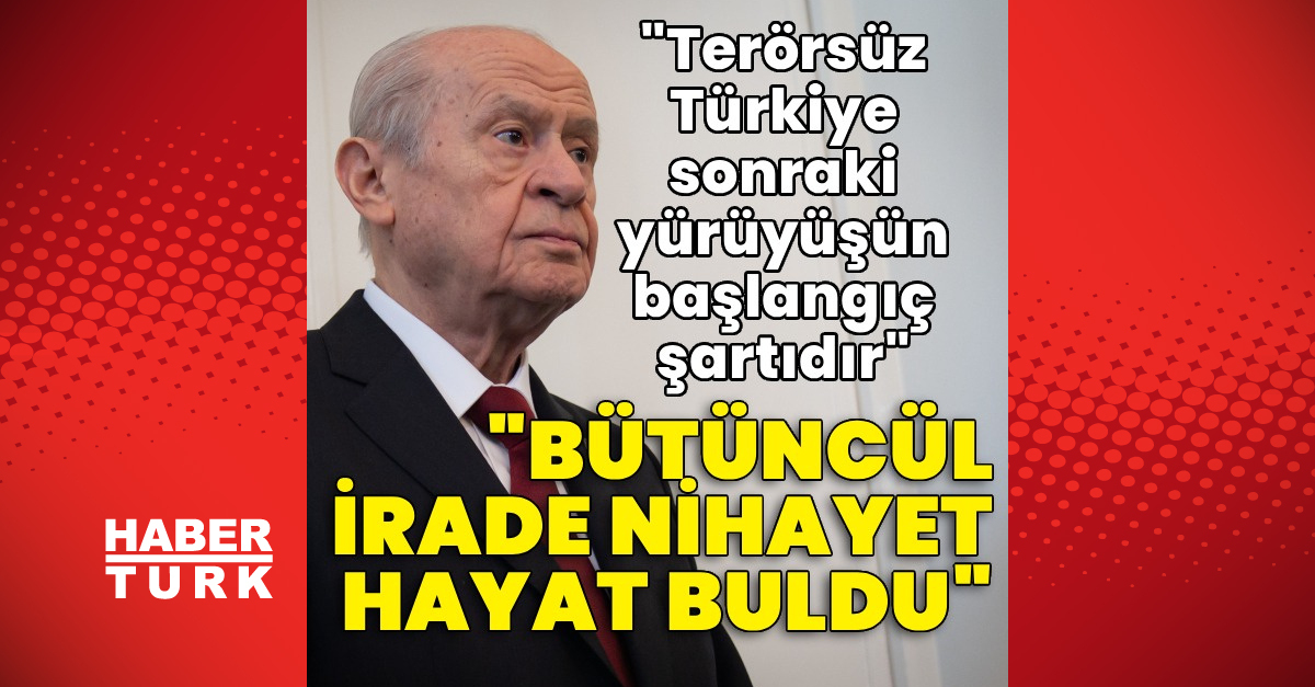Bahçeli’den çerçeve yasa yorumu