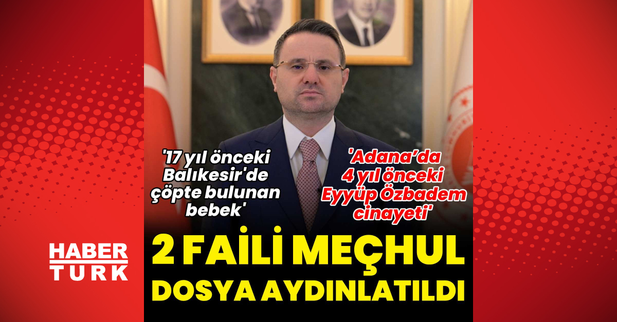 Bakan Gürlek: 2 faili meçhul dosya aydınlatıldı