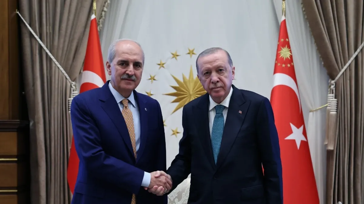 Beştepe’de Terörsüz Türkiye kabulü! Başkan Erdoğan TBMM Başkanı Kurtulmuş ile görüştü
