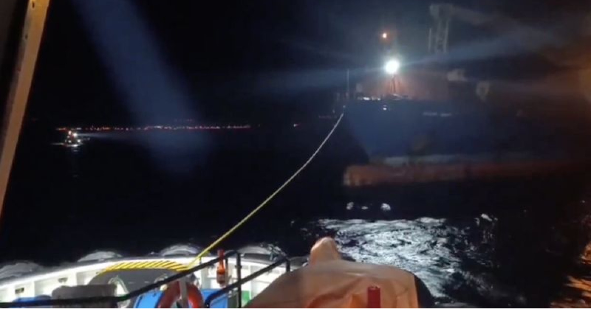 Çanakkale Boğazı’nda gemi arızası