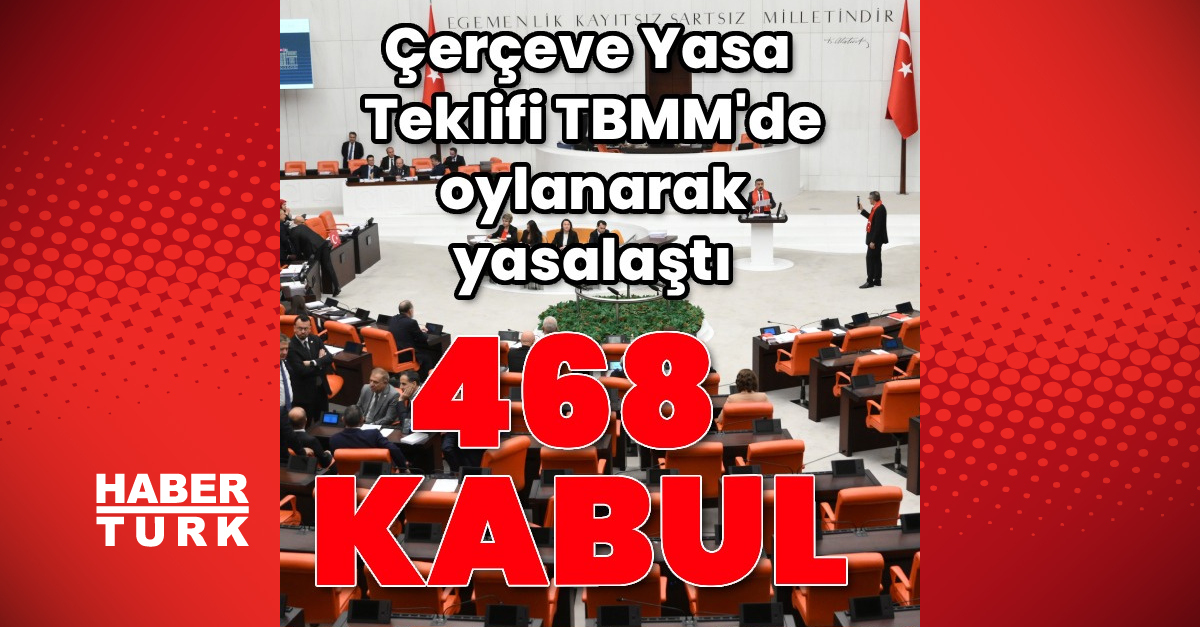 Çerçeve yasa Meclis’te!