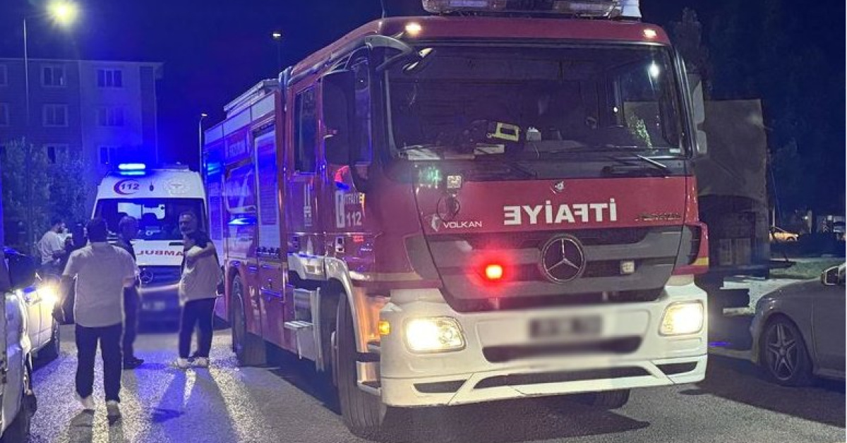 Erzurum’da yangın: 6 kişi dumandan etkilendi