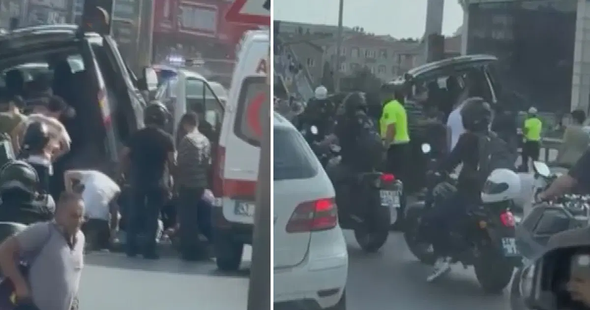 İstanbul’da E-5’te kaza. İki şerit kapandı, trafik duruyor