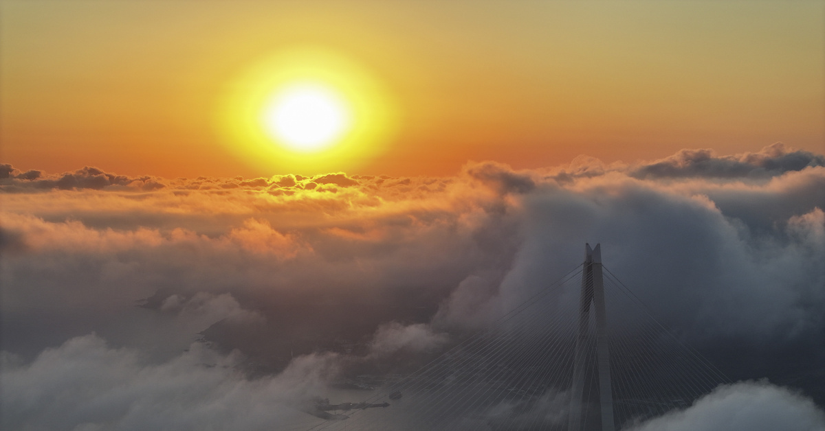 İstanbul’da sis manzarası