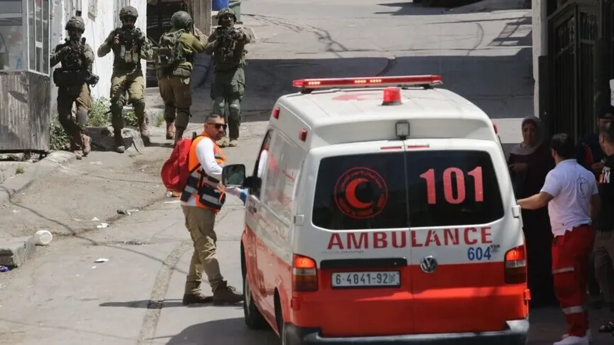Katil İsrail’den Batı Şeria’ya saldırı: 6 Filistinli yaralandı