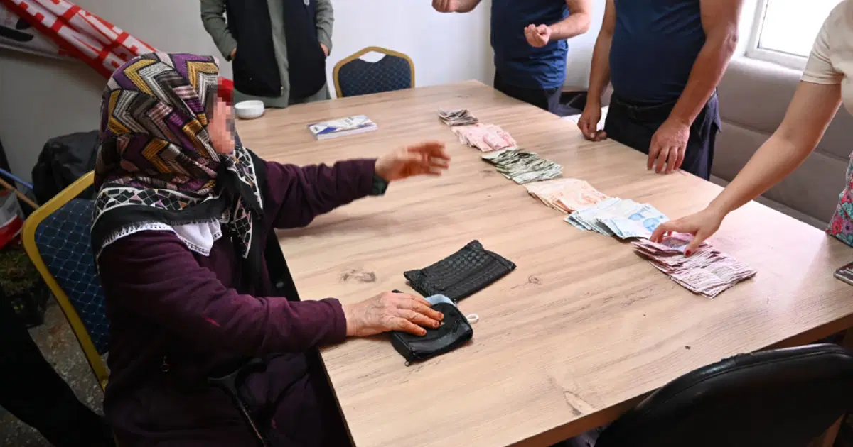 Kırıkkale’de dilencinin üzerinden 25 bin 190 lira çıktı