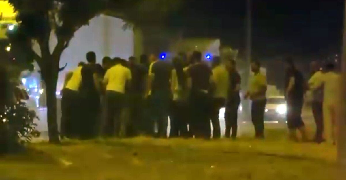 Konvoyda taşlı sopalı kavga: 4 yaralı