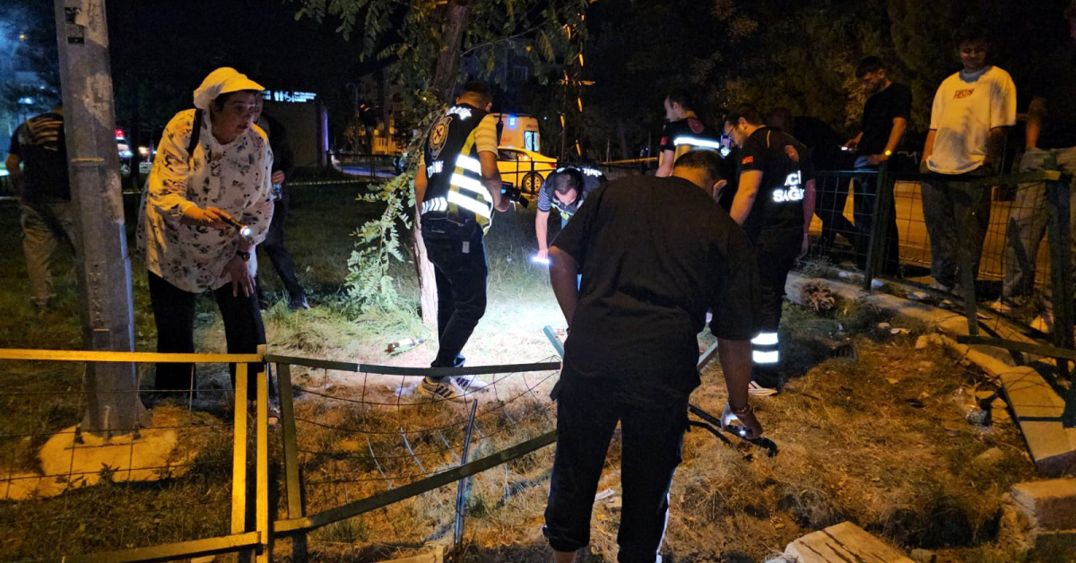 Kopan parmağı dakikalarca arandı