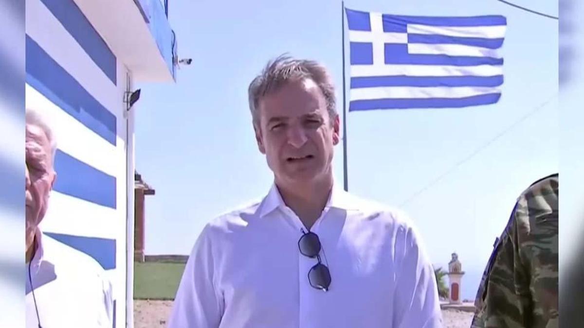 Miçotakis’ten Eşek Adası’na tahrik ziyareti! “Burası Yunanistan’ın değil Avrupa’nın da sınırı”