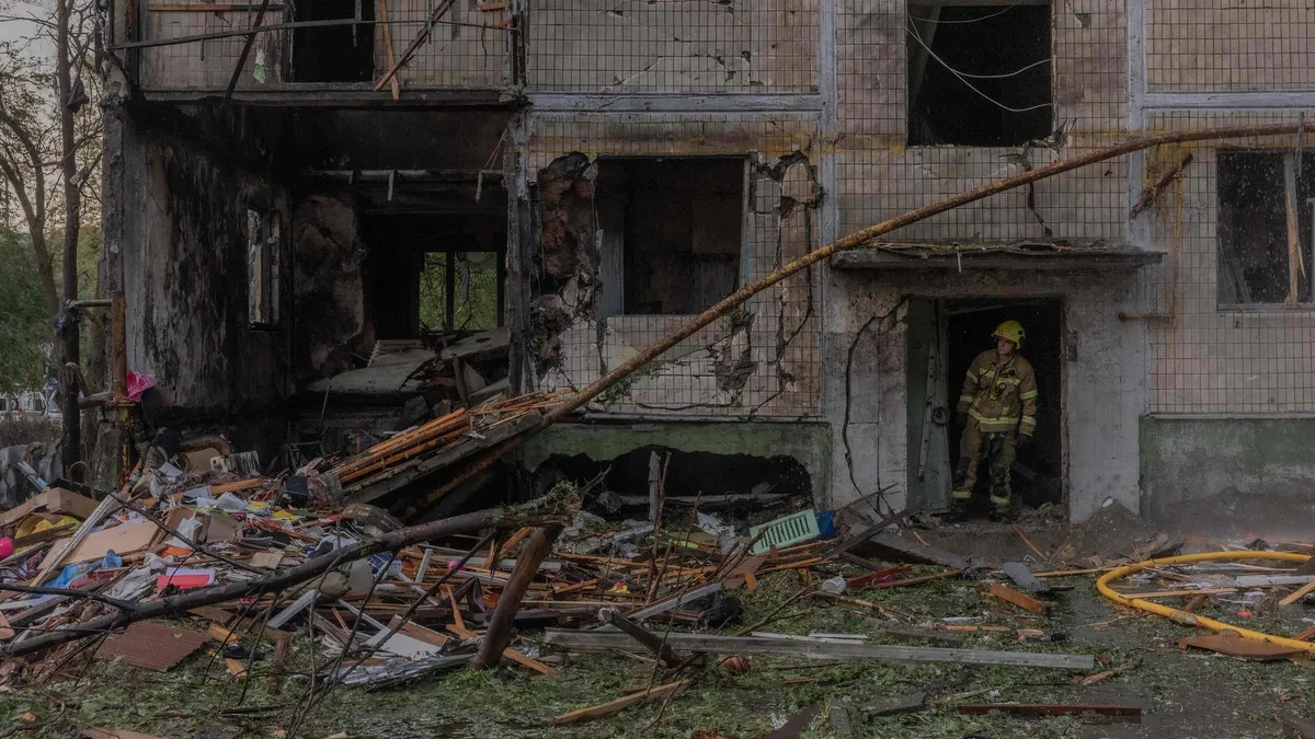 Rusya’nın Kiev’e hava saldırısında 9 kişi öldü 28 kişi yaralandı