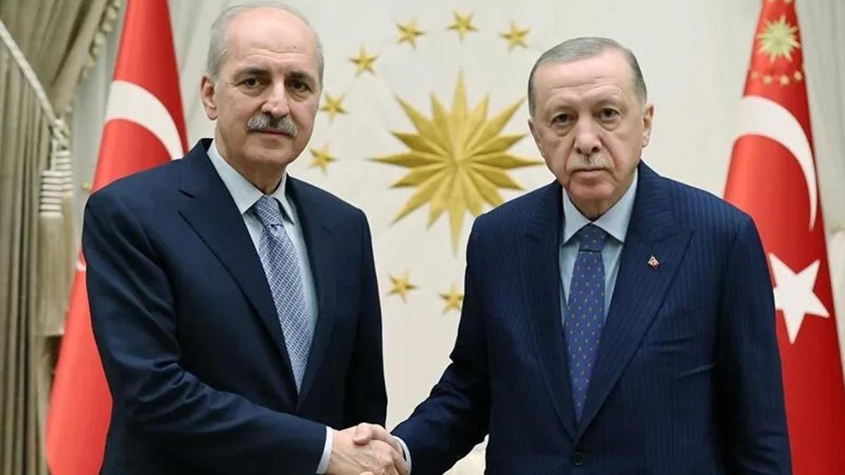 SON DAKİKA HABERİ: Cumhurbaşkanı Erdoğan, TBMM Başkanı Kurtulmuş’u kabul etti