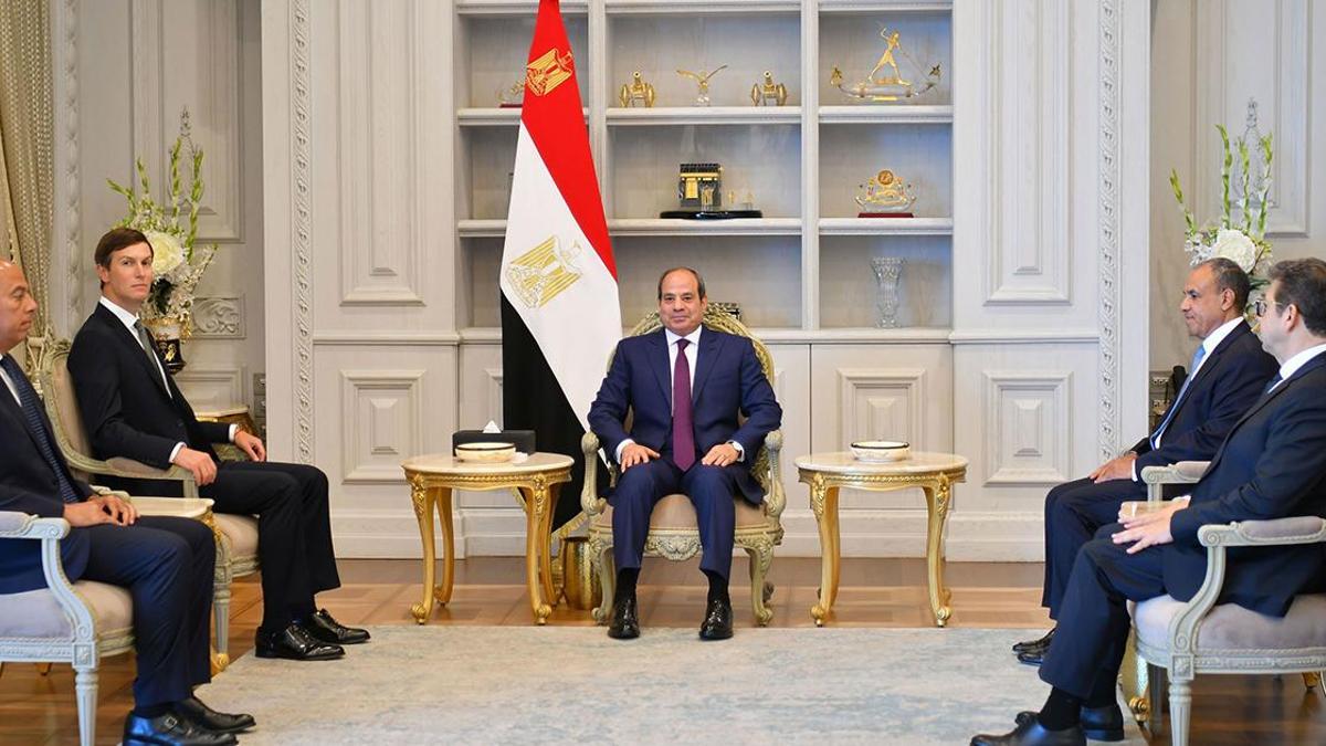 Trump’ın damadı Kushner, Mısır Cumhurbaşkanı es-Sisi ile görüştü