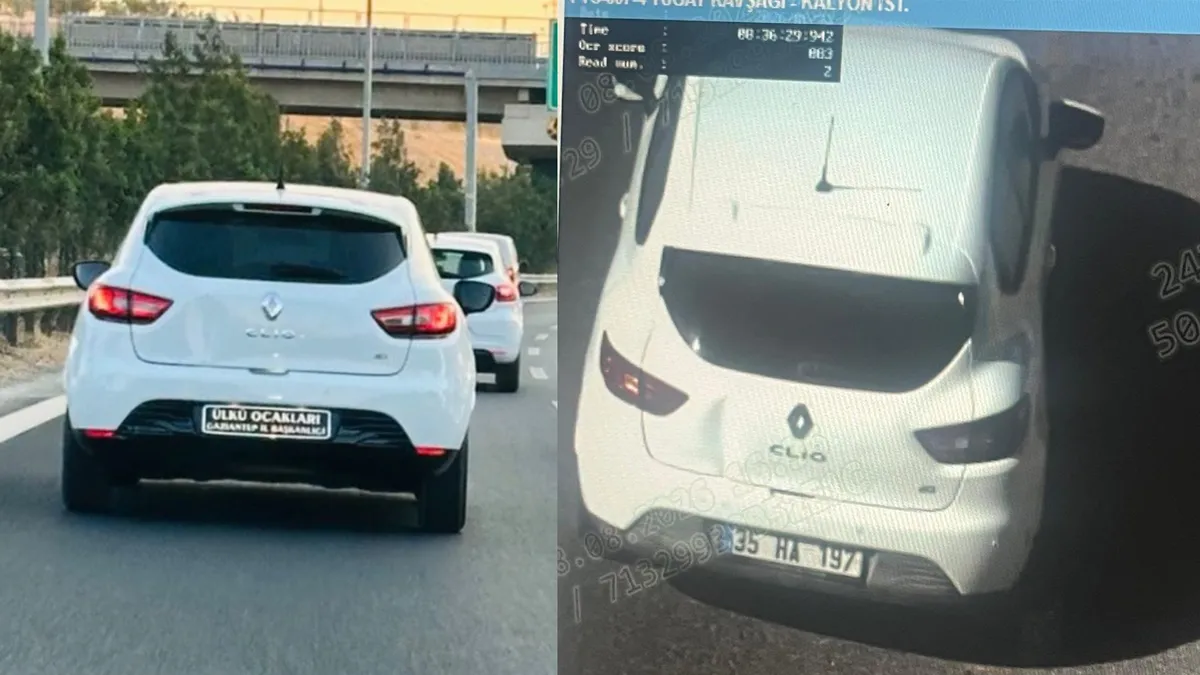 “Ülkü Ocakları Başkanlığı” ibareli sahte plakalı araca rekor ceza! Trafikten men edildi
